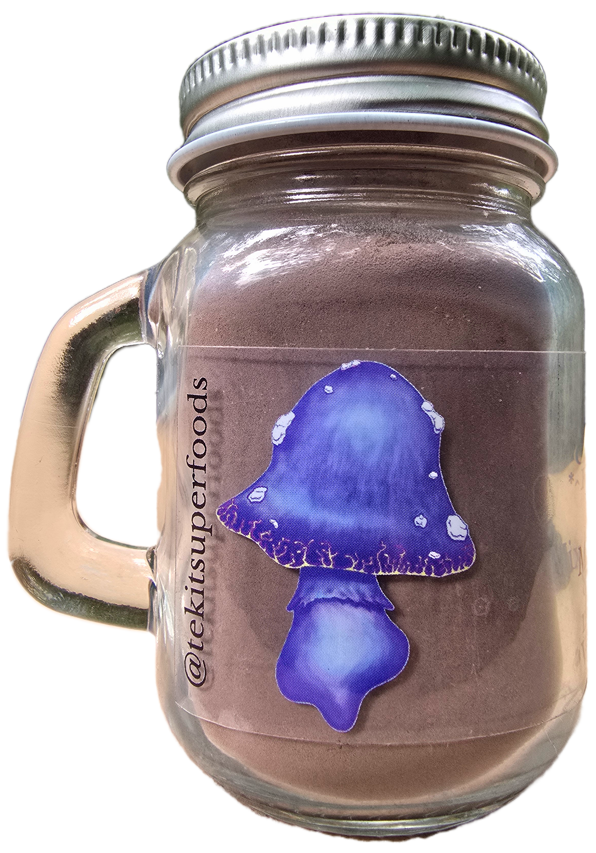 Tekit Superfoods Mush Love Blue cacao drink mix back side