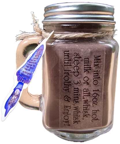 Mush Love Blue Cacao superfood drink mix 4 mushrooms functional  fungi coffee alternative beverage 