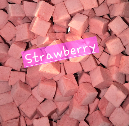 Strawberry marshmallows handcrafted gourmet organic all natural superfood snacks treats candy