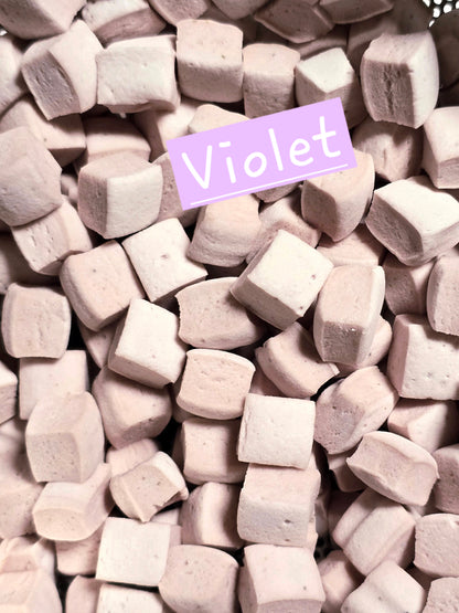 Violet marshmallows gourmet handcrafted