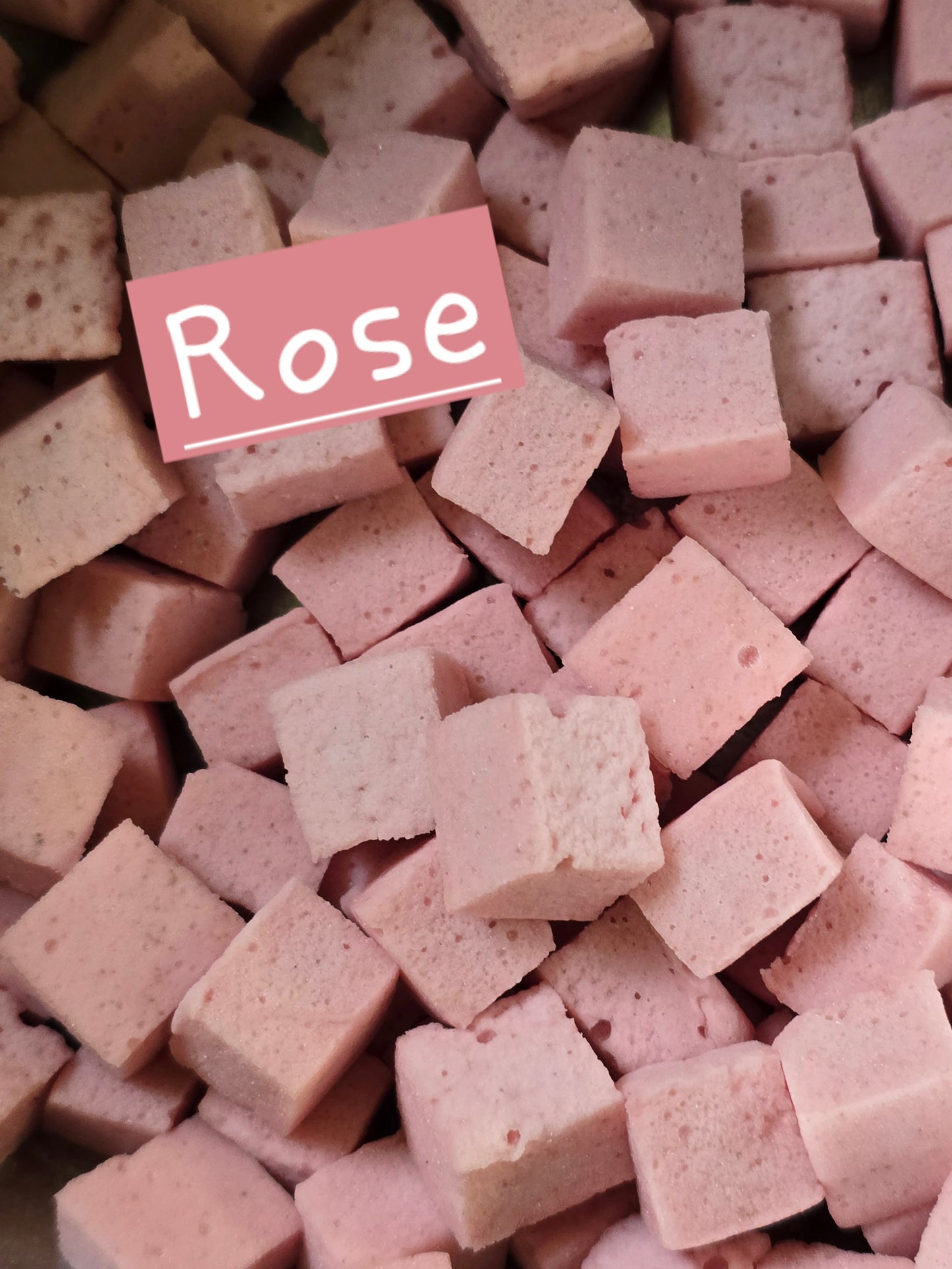 Rose Marshmallows gourmet handcrafted organic all natural superfood snacks treats candy 