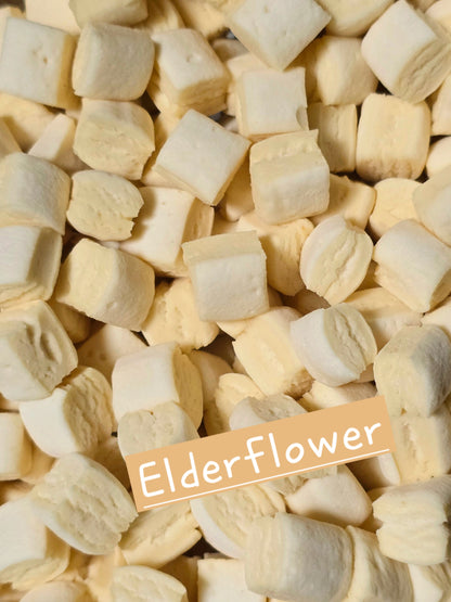 Elderflower flavored handcrafted gourmet marshmallows wildflower marshmallow