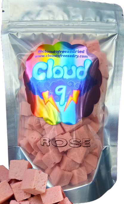 Rose mini marshmallows Cloud 9 freeze dried