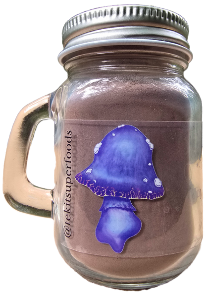 Tekit Superfoods Mush Love Blue cacao drink mix back side 