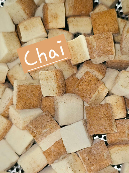 Chai gourmet handcrafted marshmallow cinnamon tea cocoa cacao ice cream topper